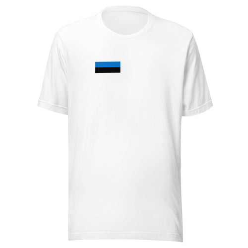 National Flag Shirts - Collection 10 Estonia / S / White