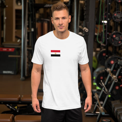 National Flag Shirts - Collection 10 Egypt / S / White