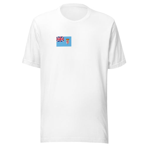National Flag Shirts - Collection 11 Fiji / S / White