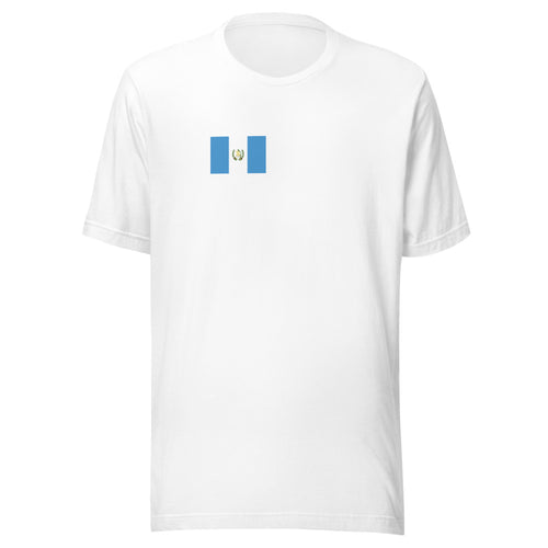 National Flag Shirts - Collection 14 Guatemala / S / White