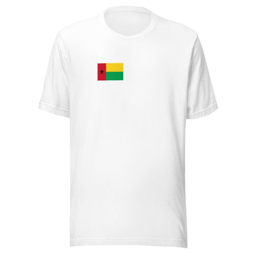 National Flag Shirts - Collection 14 Guinea-Bissau / S / White