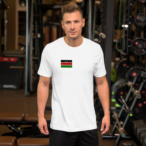 National Flag Shirts - Collection 17 Kenya / S / White
