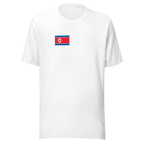 National Flag Shirts - Collection 19 North Korea / S / White