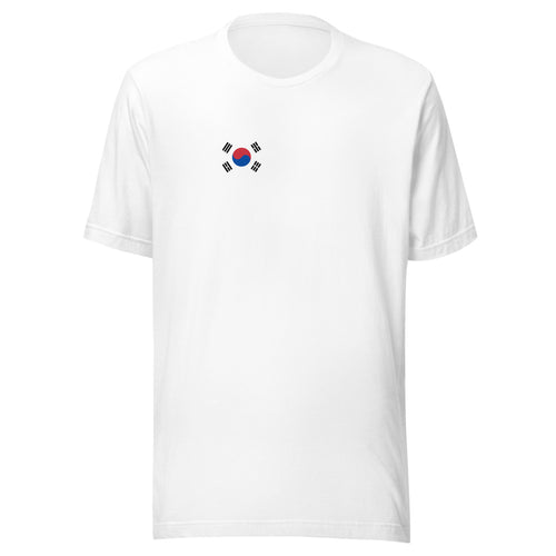 National Flag Shirts - Collection 19 South Korea / S / White
