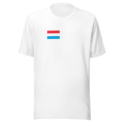 National Flag Shirts - Collection 21 Luxembourg / S / White