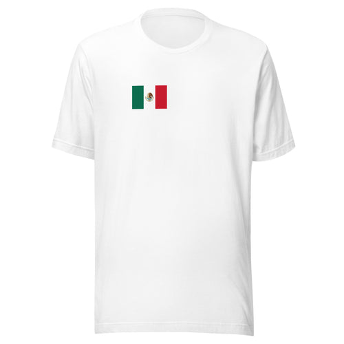 National Flag Shirts - Collection 25 Mexico / S / White