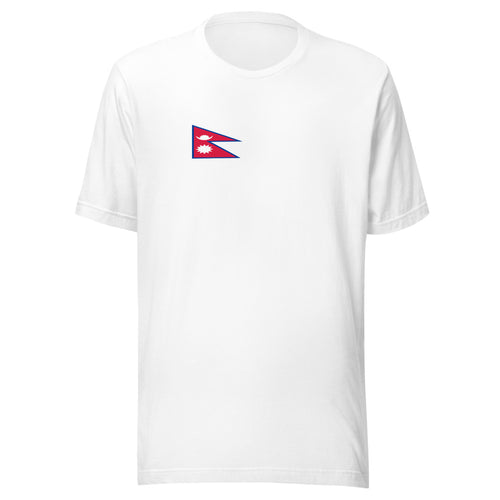 National Flag Shirts - Collection 26 Nepal / S / White