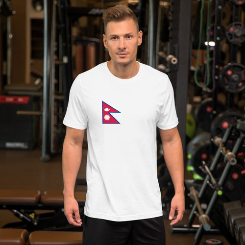 National Flag Shirts - Collection 26 Nepal / S / White