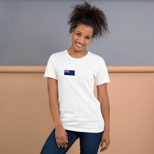 National Flag Shirts - Collection 27 New Zealand / S / White