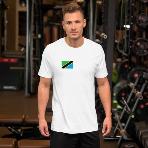 National Flag Shirts - Collection 36 Tanzania / S / White