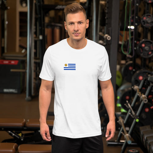 National Flag Shirts - Collection 37 Uruguay / S / White