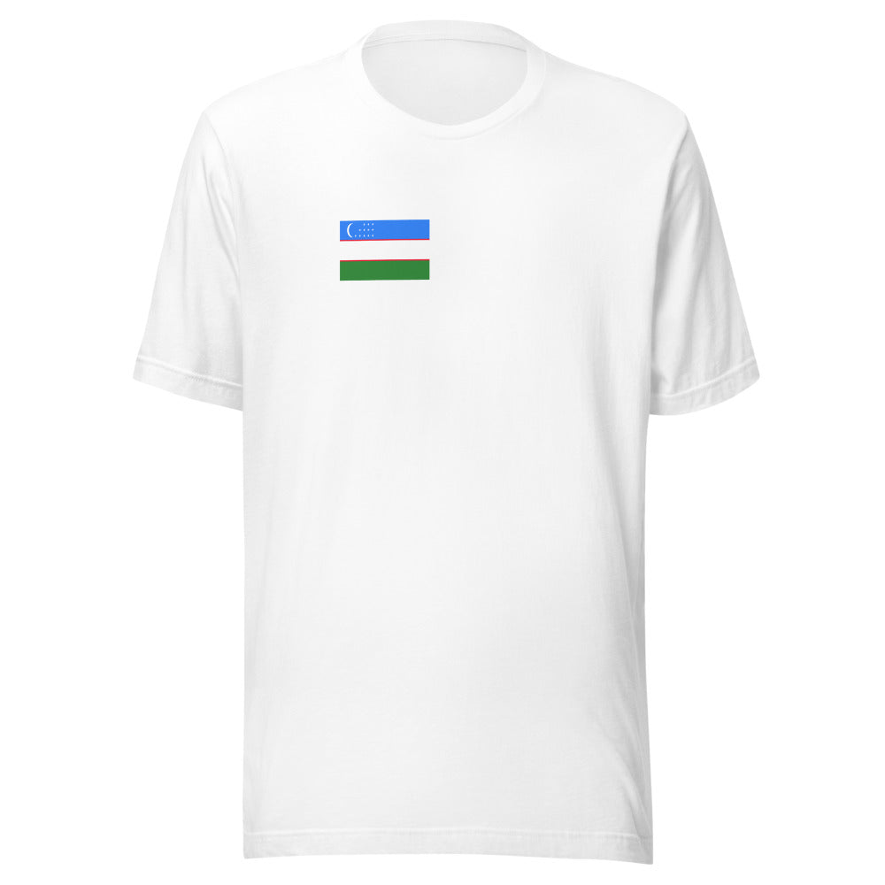 National Flag Shirts - Collection 37 Uzbekistan wshirt-s