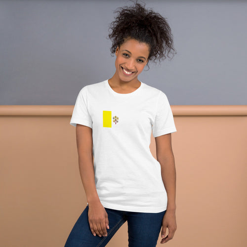 National Flag Shirts - Collection 37 Vatican City / S / White